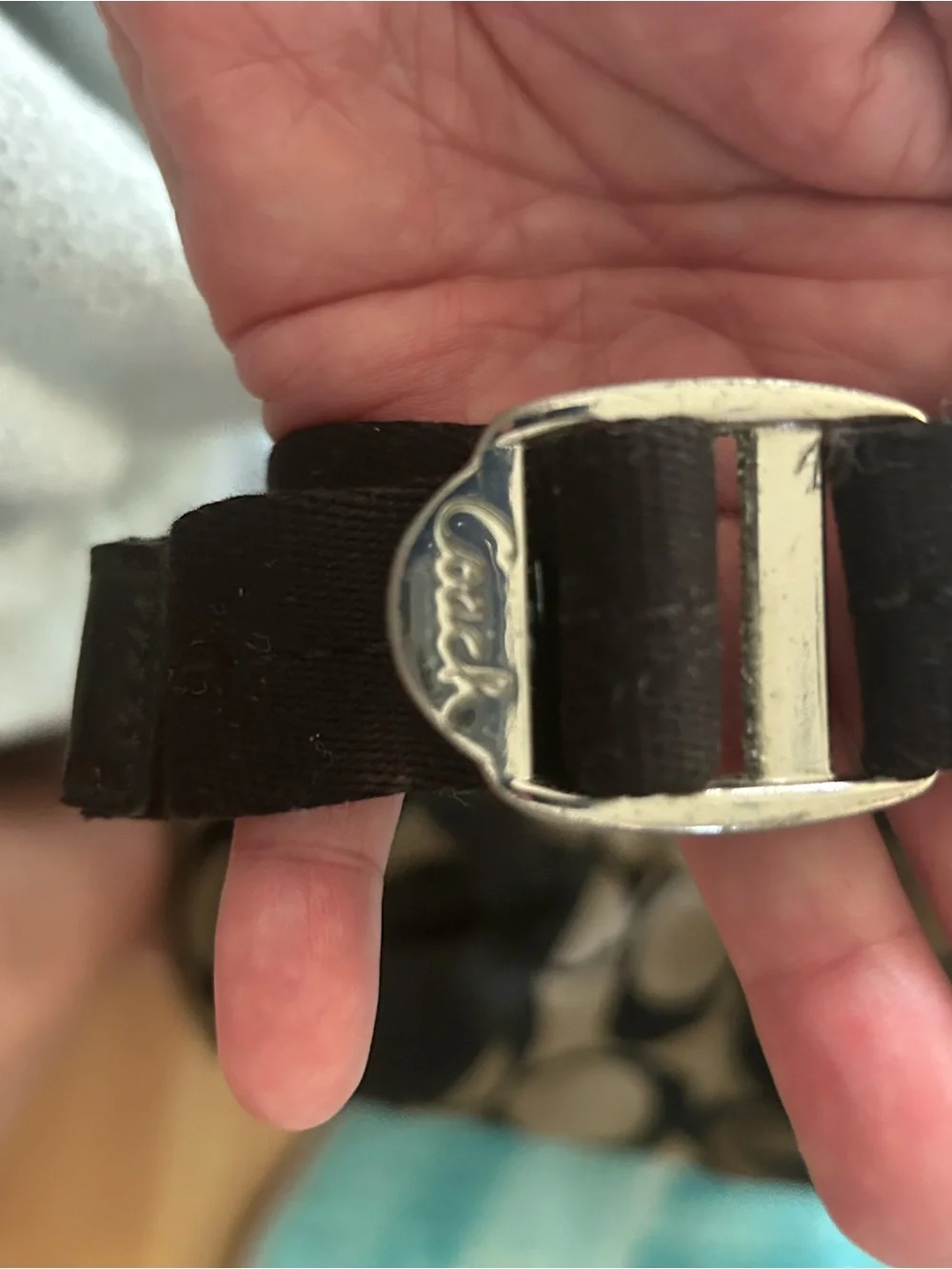 Coach logo adjustable